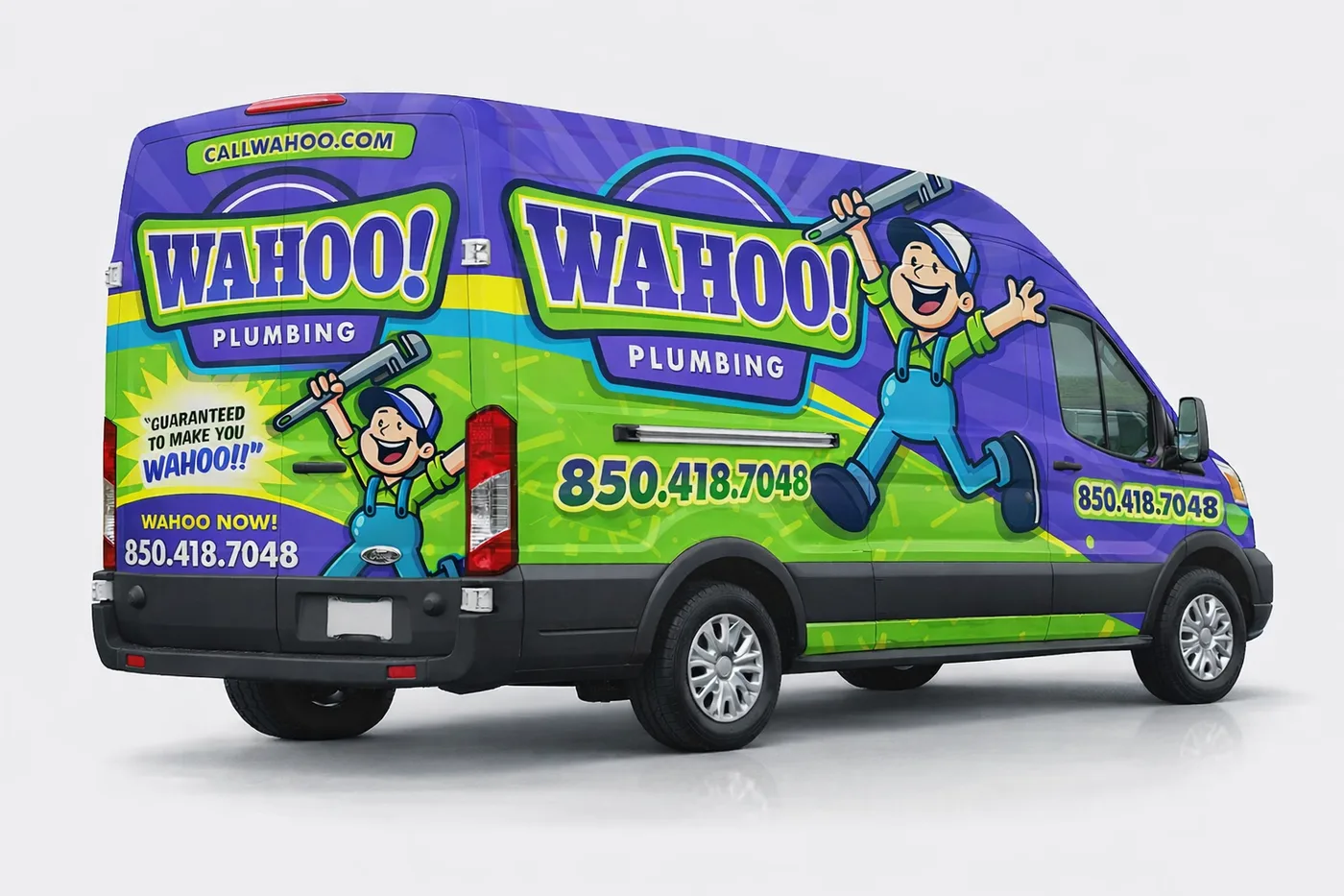 Wahoo Plumbing service van